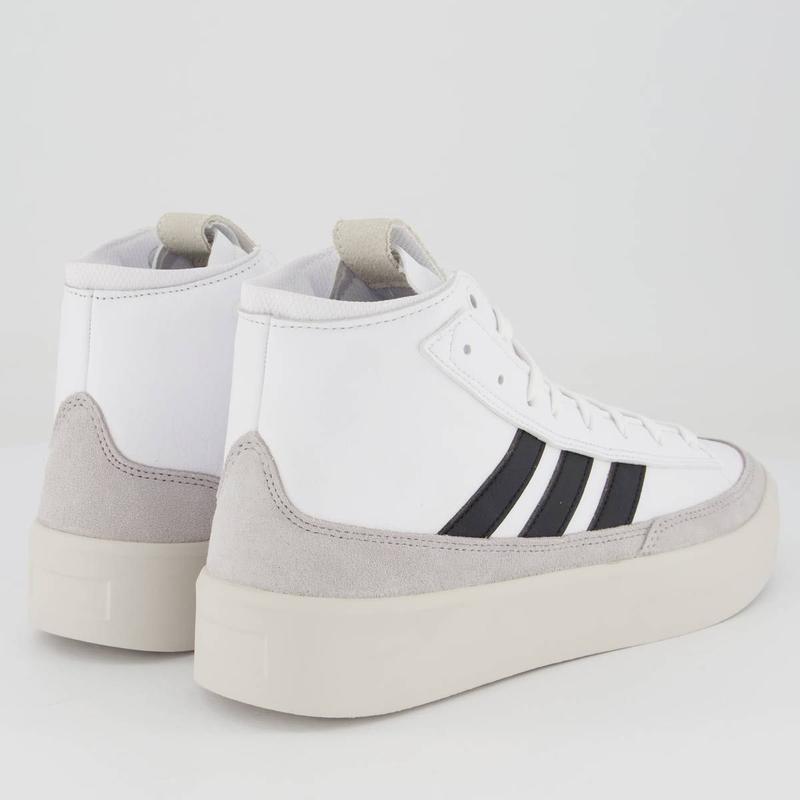 Tênis Adidas Znsored Hi Prem Leather Branco - Tênis Esportivo